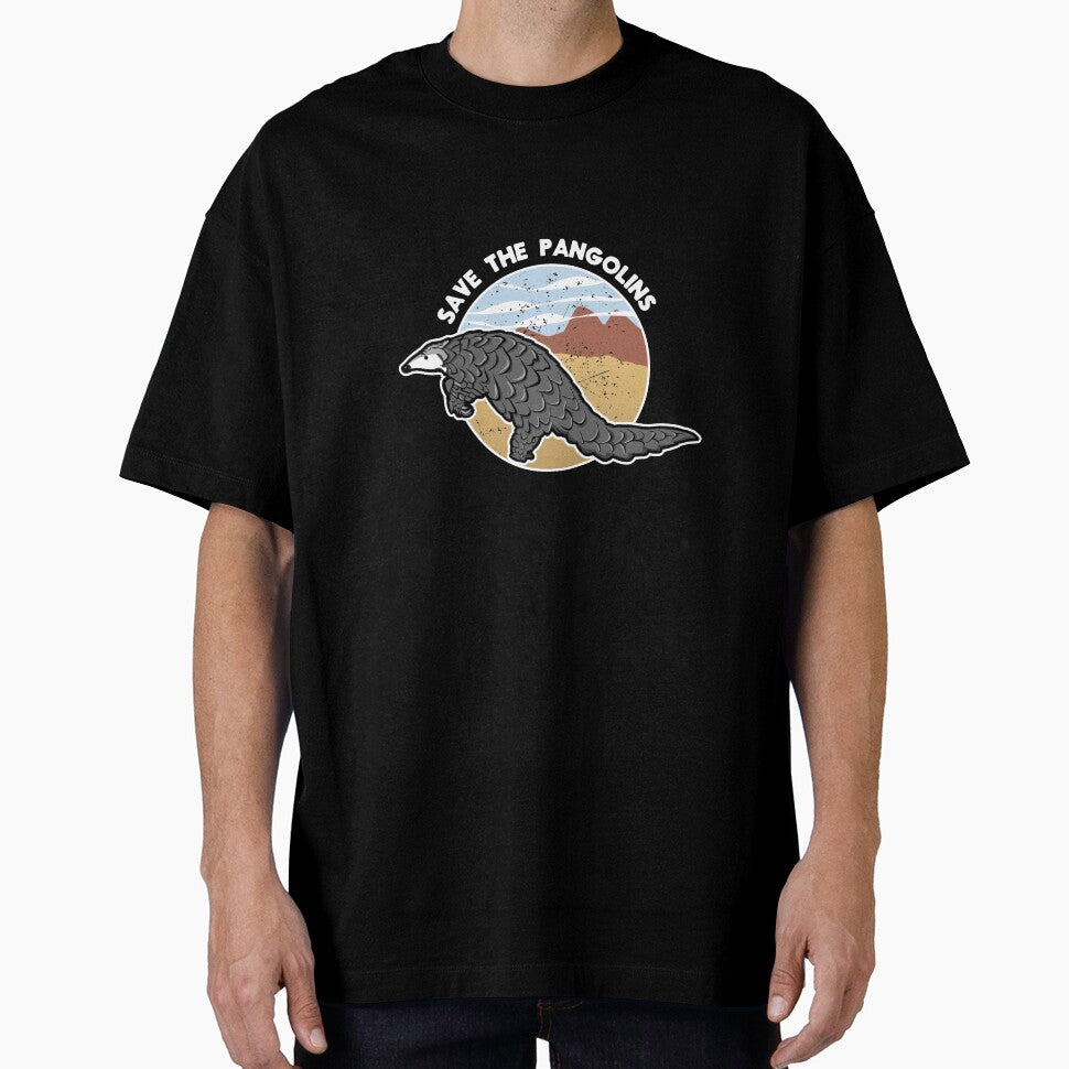 Save The Pangolin product, Endangered Species Tee, Animal Tee by Lisbob