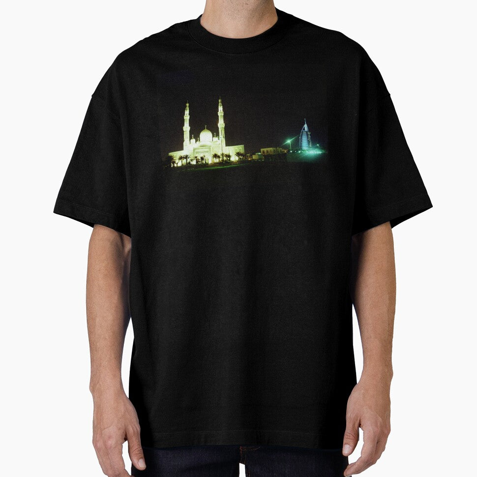 Jumeirah Mosque & the Burj Al Arab by Benjamin Fauvel