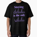 Staying delulu is the only solulu - purple by kakasik