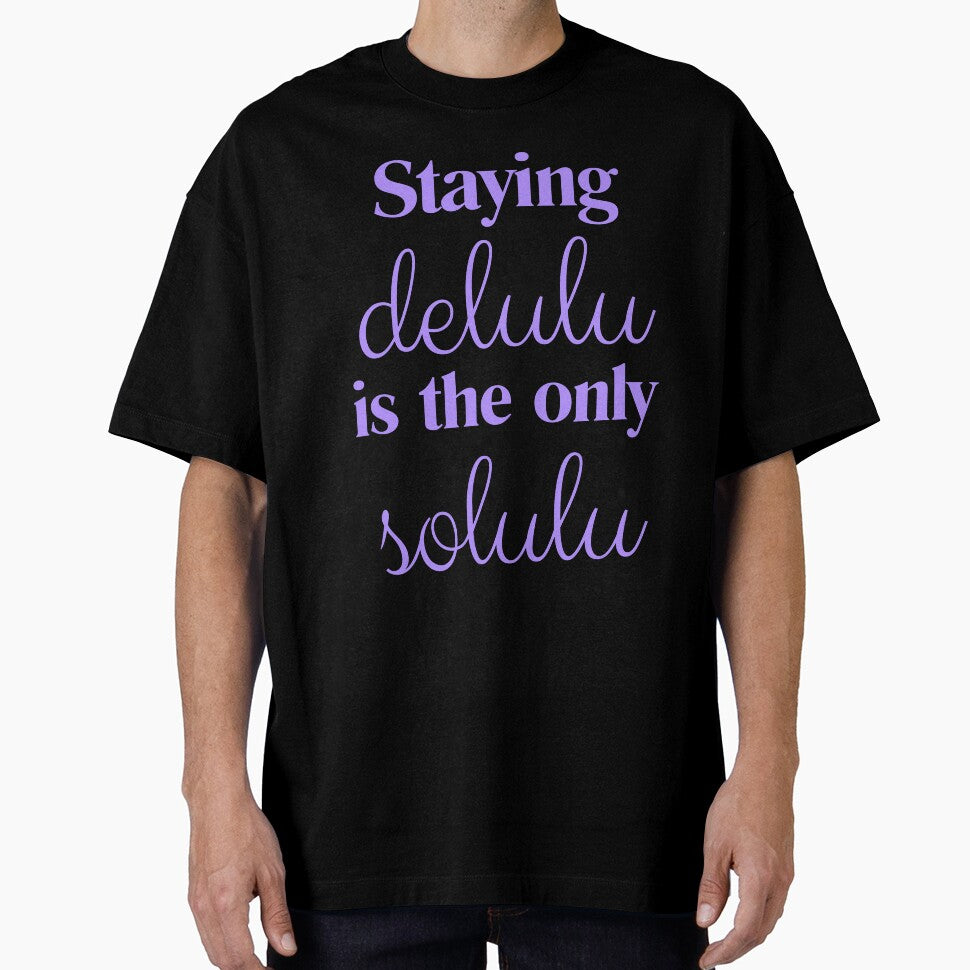 Staying delulu is the only solulu - purple by kakasik