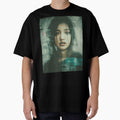 Liminal Glitch Muse Tech-Noir Dream Portrait by WartonnoArt
