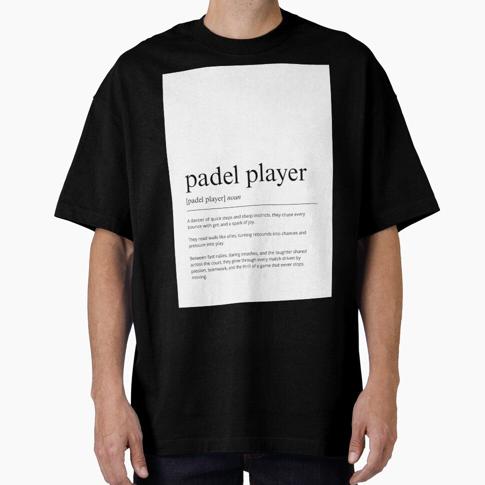 Padel Player Definition Print | Minimalist Sports Wall Art | Padel Gift for Fan | Typography Poster by shopcanva