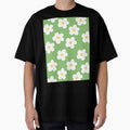Retro 60's Sage Green Flower Power by Cloudwatching