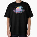 1986 Retro Wave Sunset Artwork by District 7 Designs