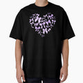 Purple Coquette Bows Heart by Caring Hearts
