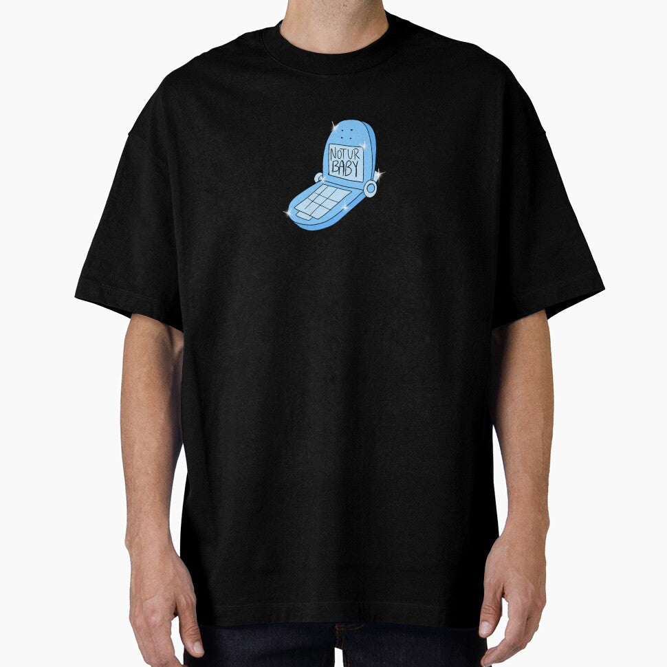 Not Ur Baby Flip Phone (blue) by gross-girl99