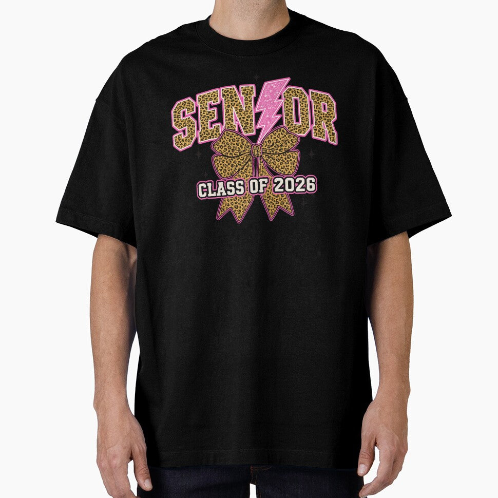 Senior Class of 2026 Leopard Bow by Clinomania Art