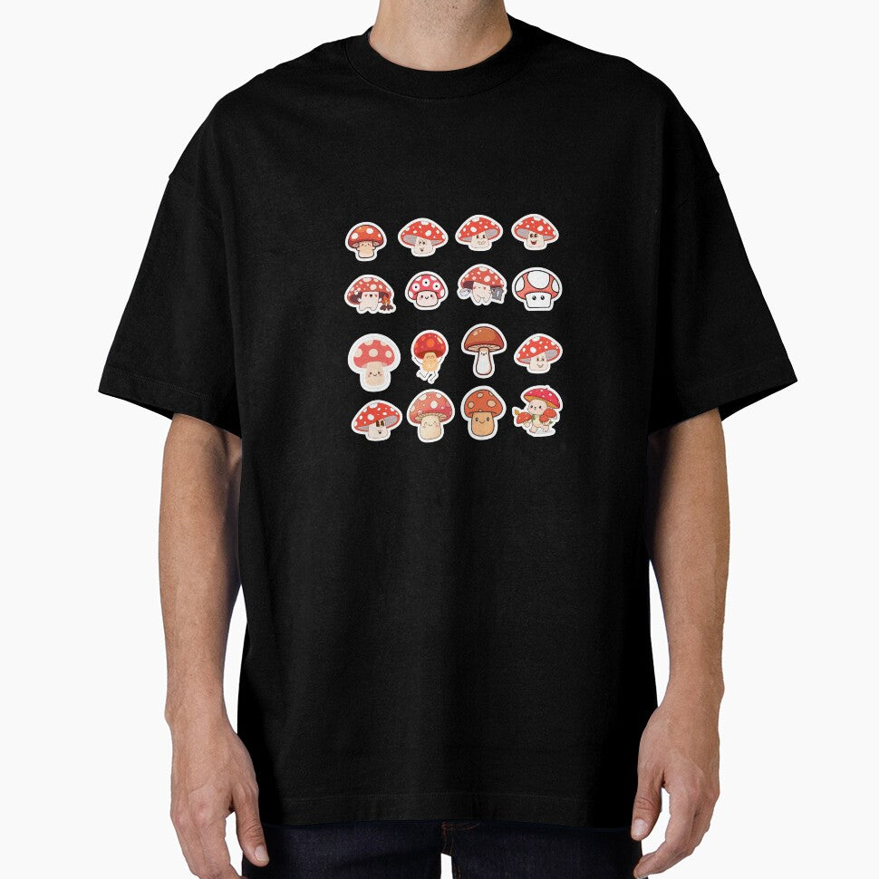 Kawaii Red Mushroom Stickers by KrisGraphic45