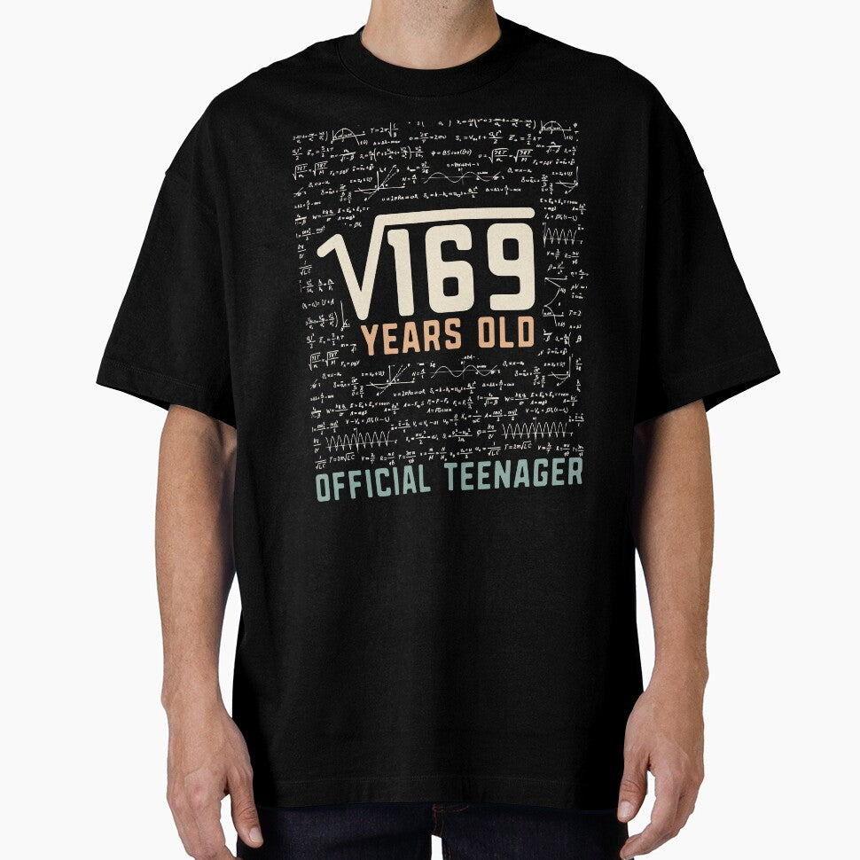 13th Birthday Square Root Of 169 13 years old Official teenager celebration party gift by alenaz
