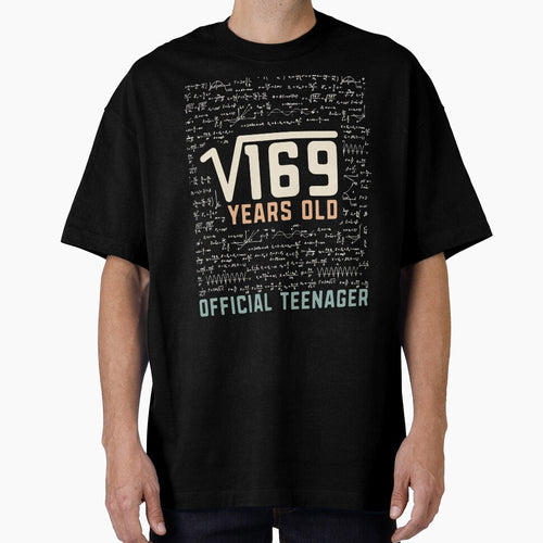 13th Birthday Square Root Of 169 13 years old Official teenager celebration party gift by alenaz
