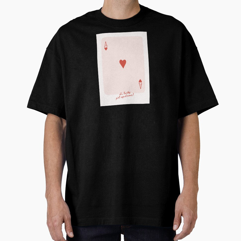 Lucky Girl Syndrome Ace of Hearts Playing Card | Trendy Aesthetic Affirmation by Dimu Co.