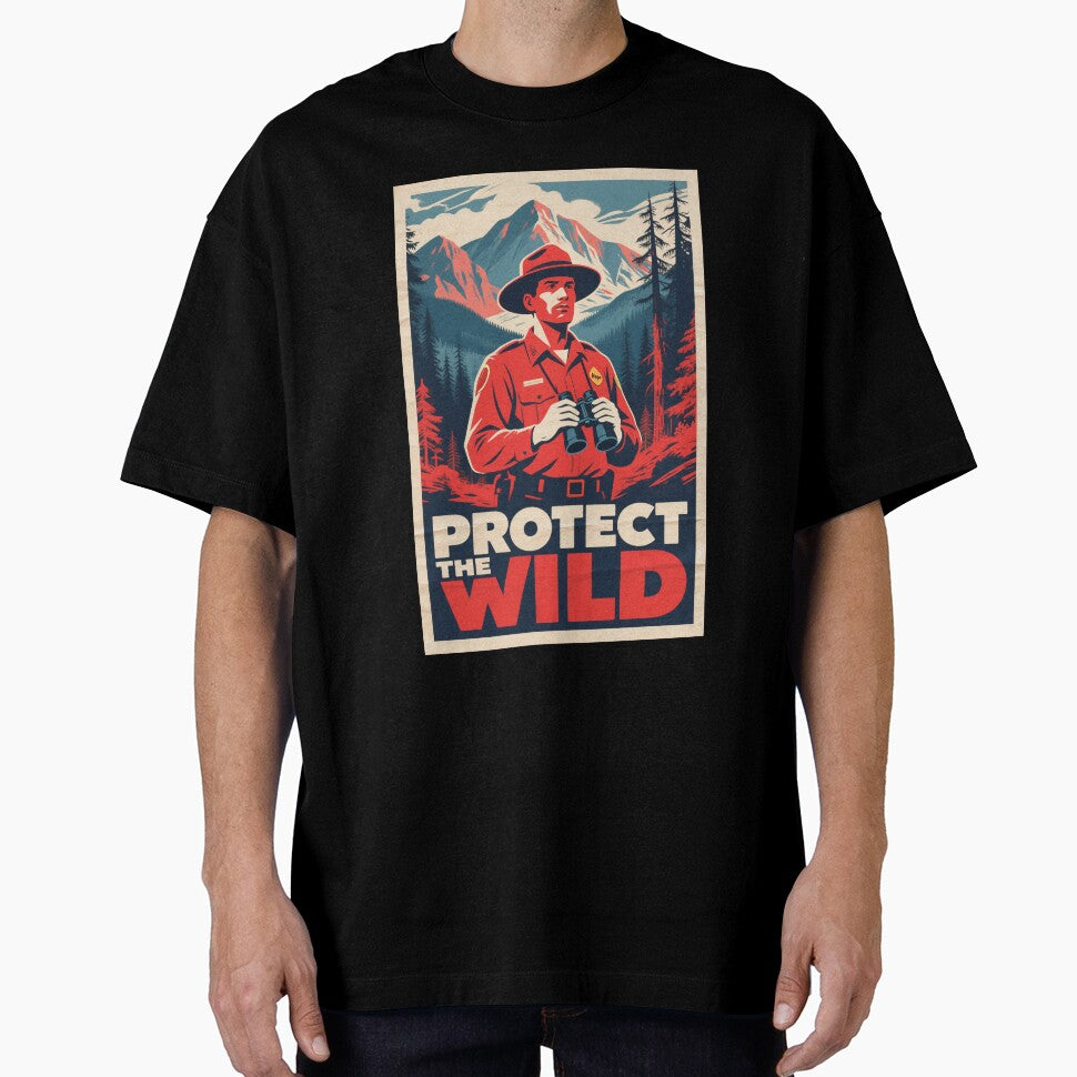 Protect the Wild – Forest Ranger Hope Style propaganda retro by HoopeStylee
