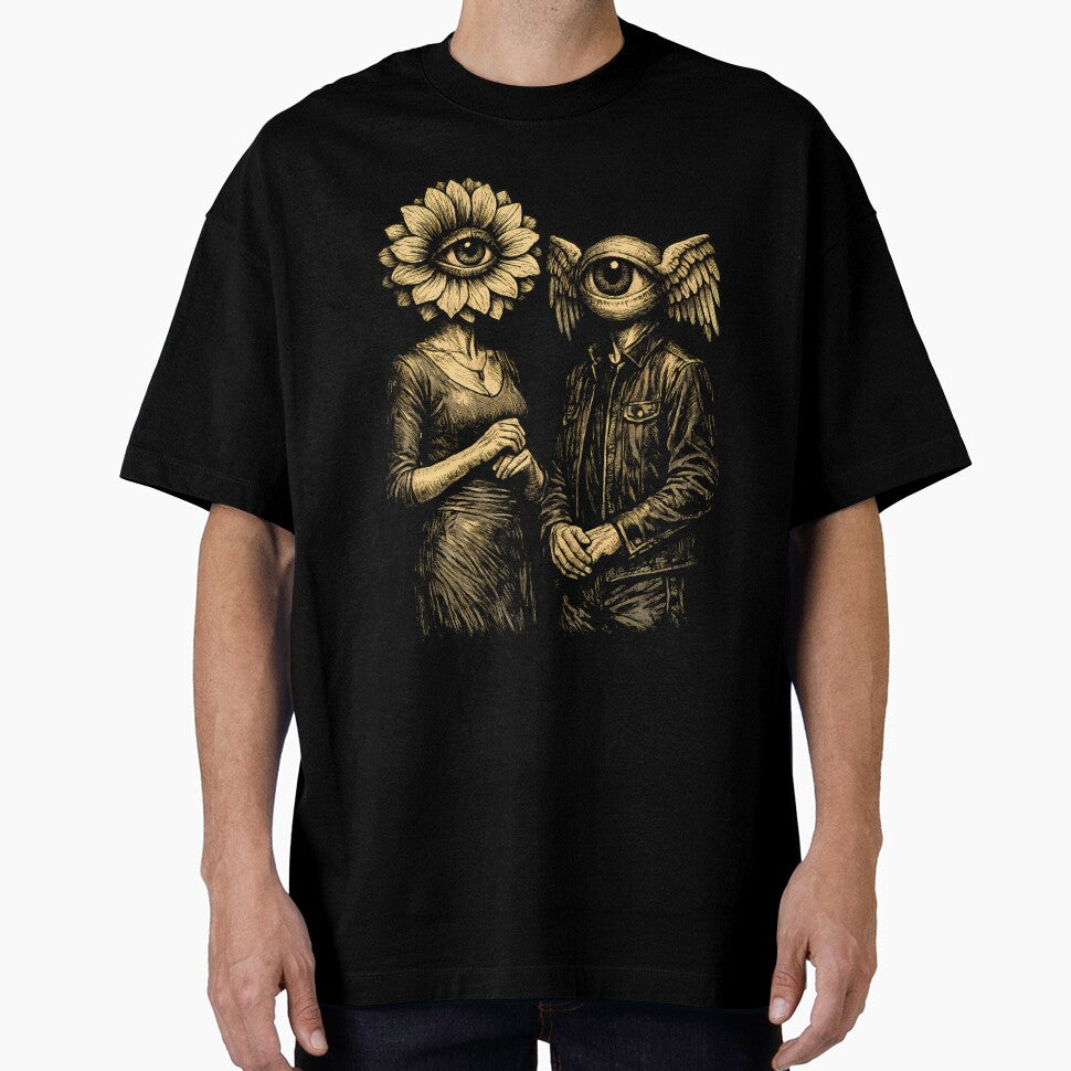 Romantic Weirdcore Couple Valentines Day by AntiFormApparel