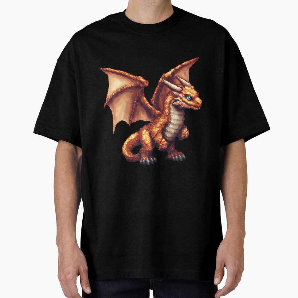 Retro Pixel Art: 8-bit Dragon by bapupa