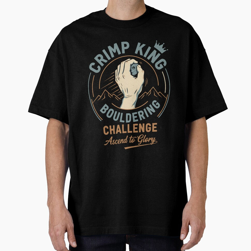 Crimp King Bouldering Challenge Ascend to Glory by LuminOrb