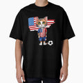 USA Sports Team: a Cat wearing colours of American Flag D10 by PerfectDay2Play