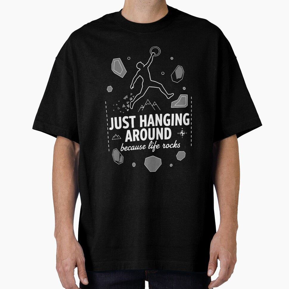 Just Hanging Around Life Rocks Climbing Design by LuminOrb
