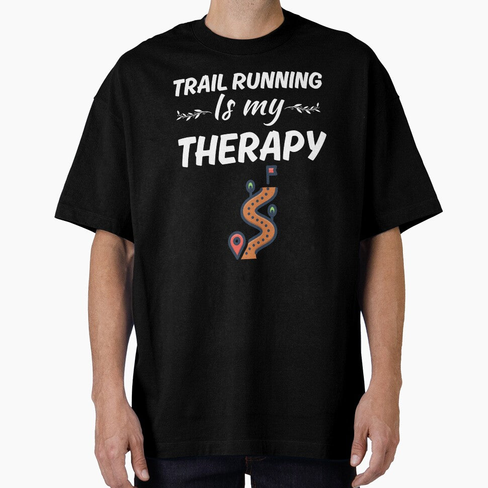 Trail running is my therapy, funny trail runners community by NBSStore