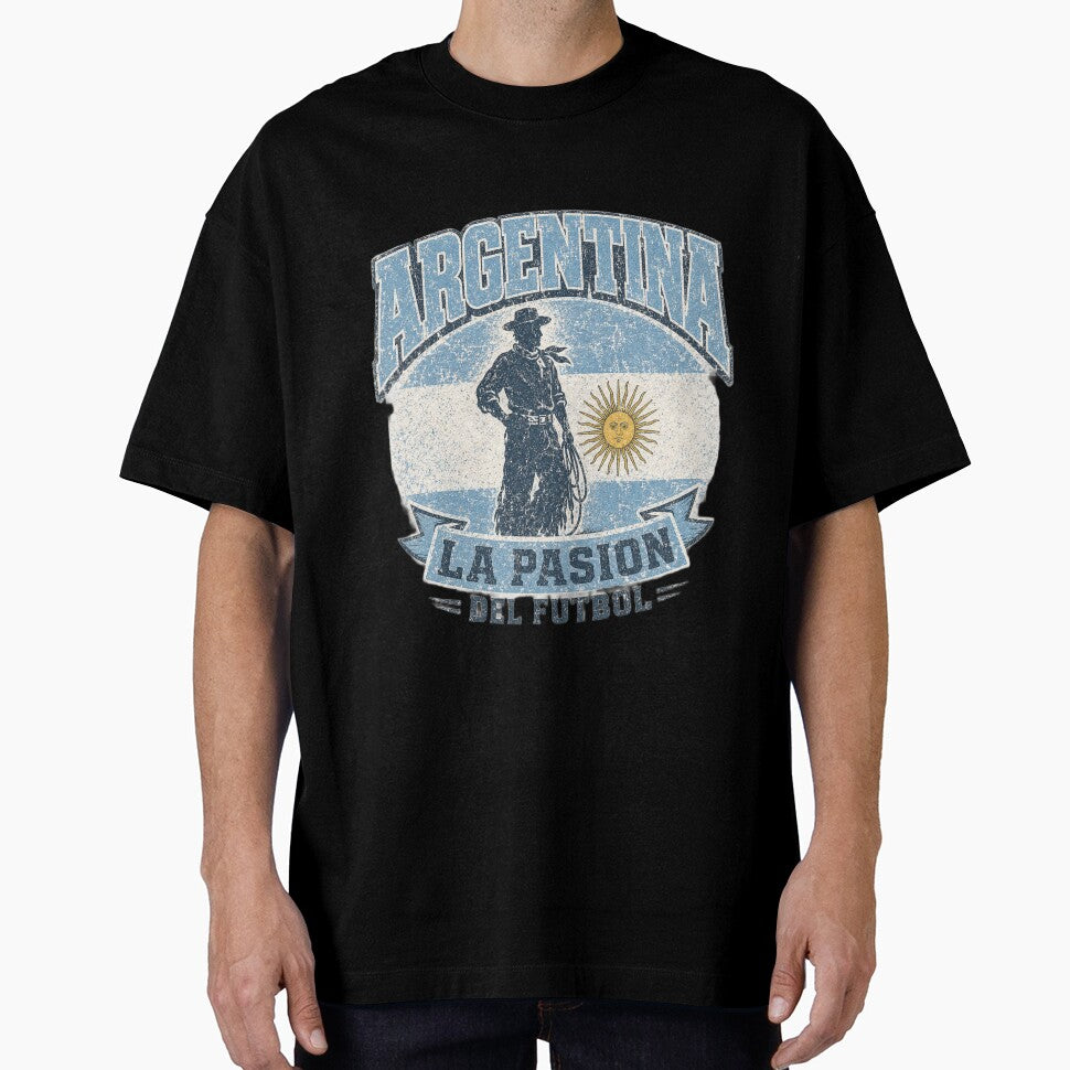 Argentina La Pasion Del Futbol | Vintage Soccer Fan Design by ArthUpscale