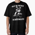 Hold On Partner I'm Overstimulated Western Cowboy Cat Vintag by MTRBSK11