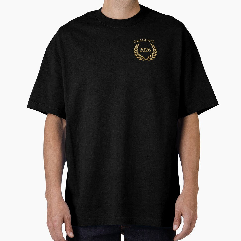 Class of 2026 Graduation T-Shirt - Minimalist Laurel Wreath - Premium Graduate Tee by Zion by Carvalho