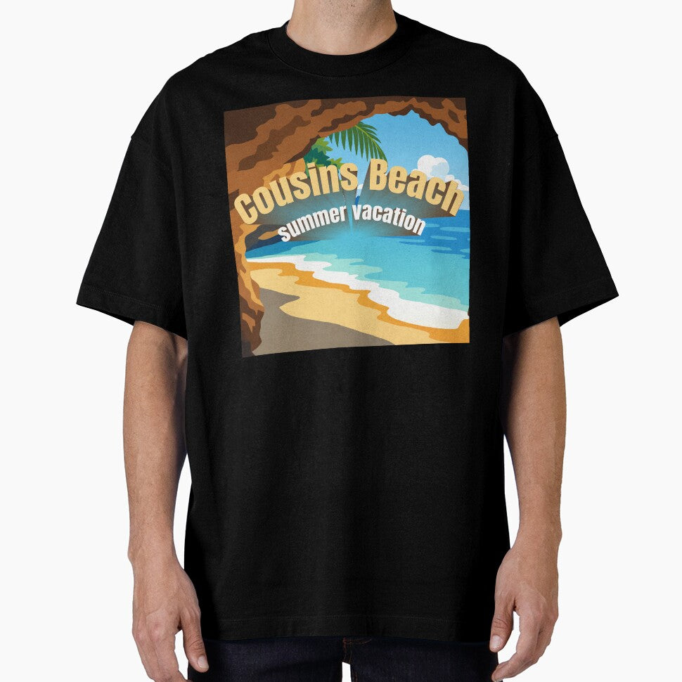 Cousins Beach Summer Vacation Tropical Cave View Art by PixelWaveBD