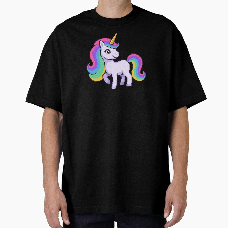 Pixel Unicorn Sticker — Y2K Retro Game Sprite Kawaii Fantasy Art by Velustro Shop