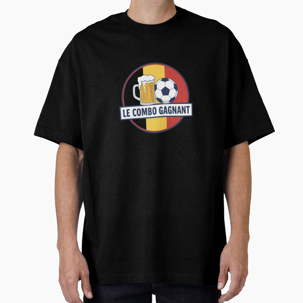 The Winning Combo: Beer and Football - Belgian Version by digital.stickerperso.com