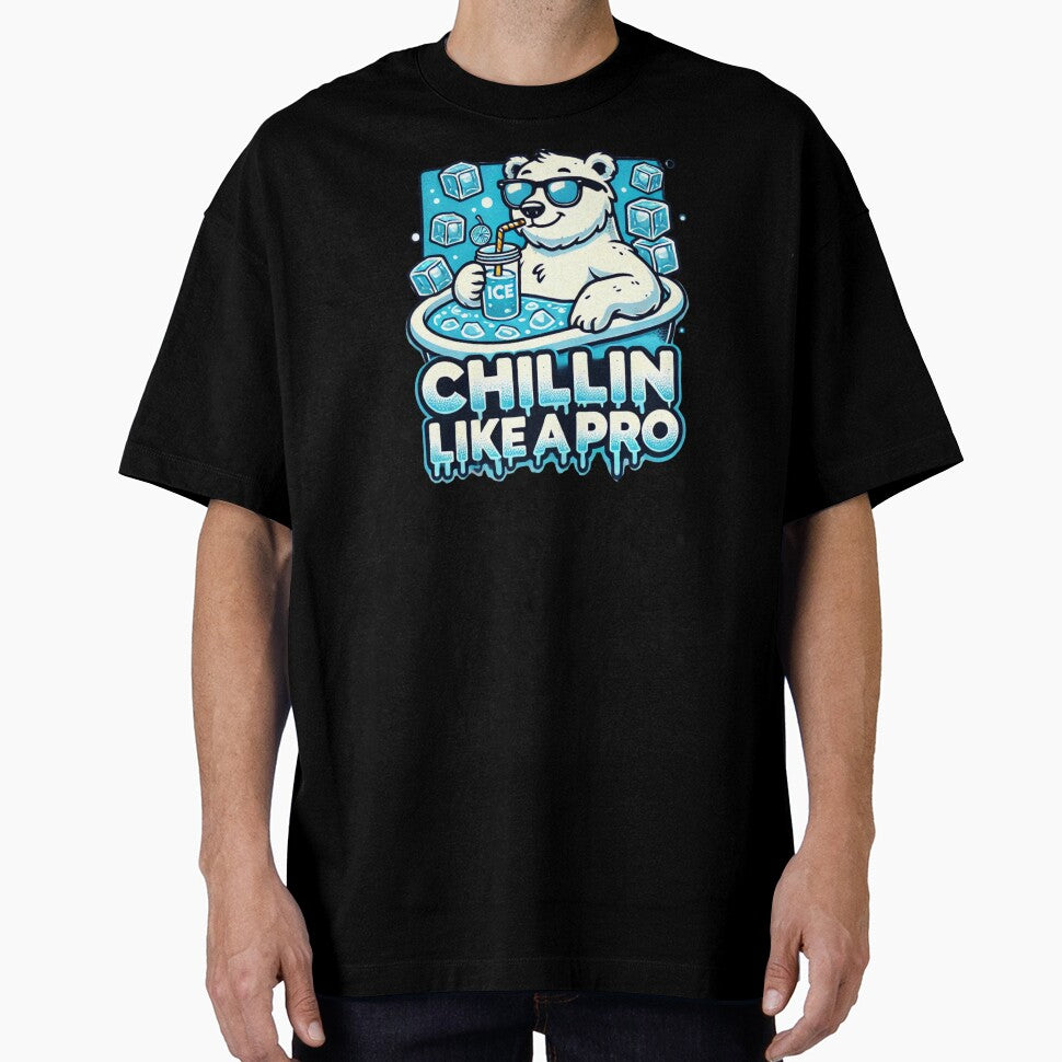 Chillin like a pro Polar Bear design by  Any Mood Designs