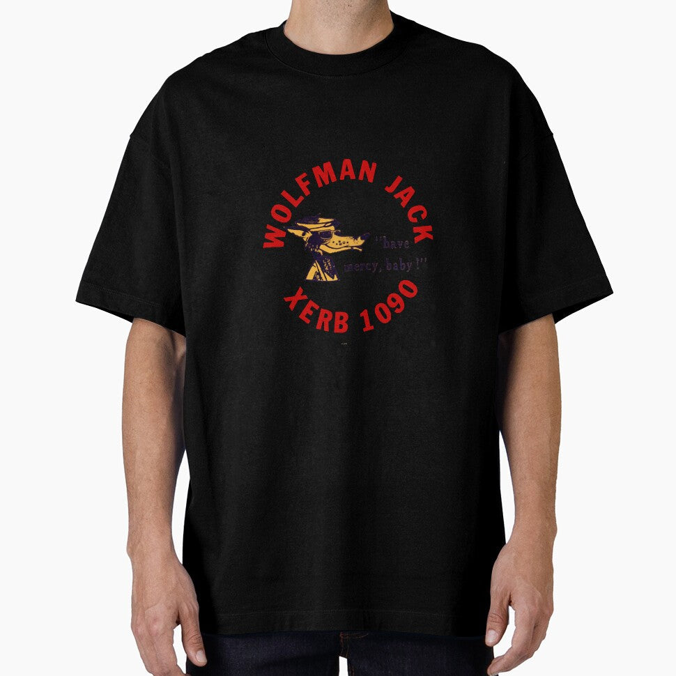 XERB Radio Wolfman Jack Baseball ¾ Sleeve by HARPREET-24