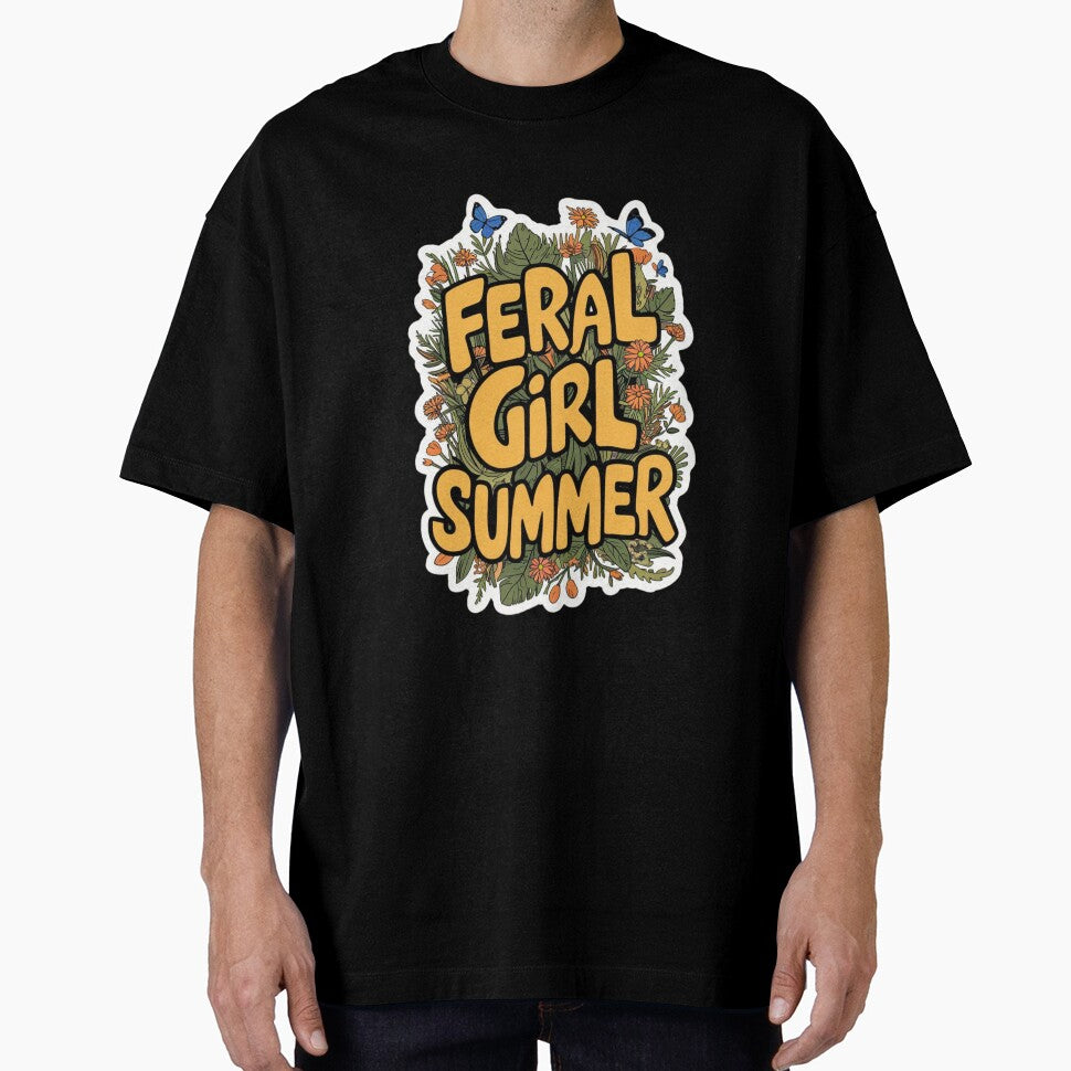 Feral Girl Summer Wildflower Design by Peter Stawicki