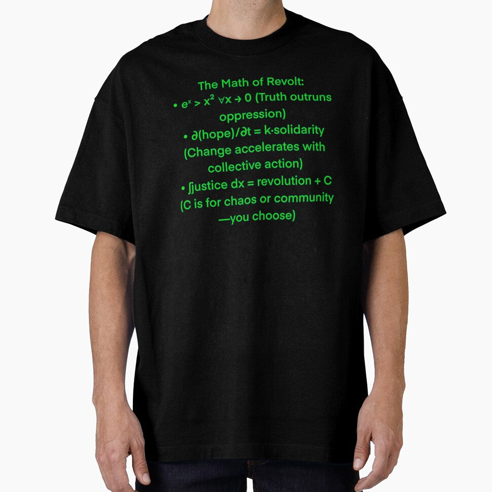 Earth Day Math Revolt Tee: eˣ > x² in Forest Green | Eco-Activist STEM Shirt by aadventures