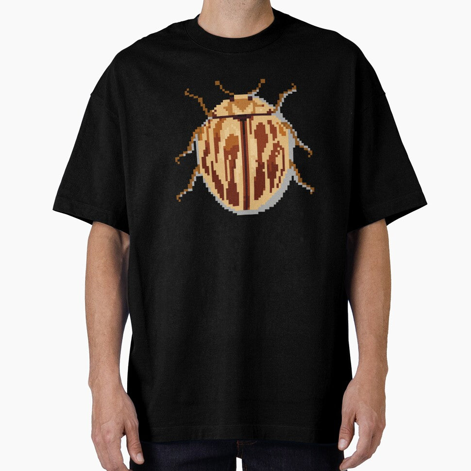 Pixel art beetle nº 028 by Kanistamps