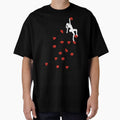 Bouldering climbing red boulder woman lady motif by DerNerd