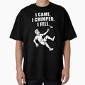 Climbing Bouldering Beginners I Came I Crimped I Fell Climber Falling Joke by Maljonic