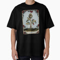Dark Poppy Flower Head. Weirdcore, fake embroidery by AntiFormApparel