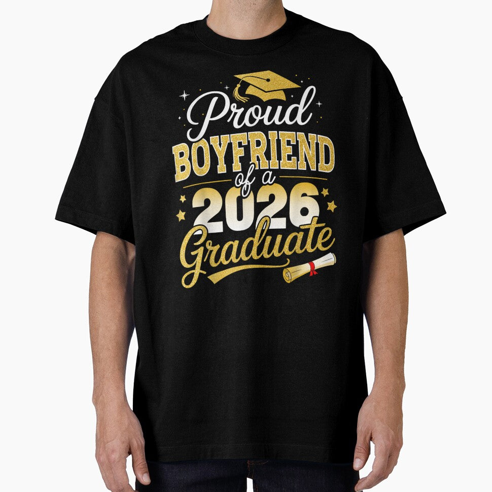 Proud Boyfriend of Class of 2026 Graduate Senior Graduation by zenzeroart ⭐⭐⭐⭐⭐