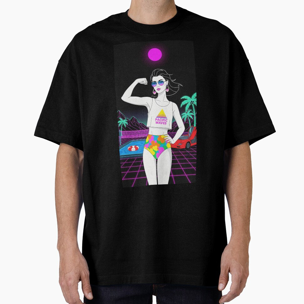 Pacific Waves – Synth Pool Power 80s Patrick Nagel by di-age7