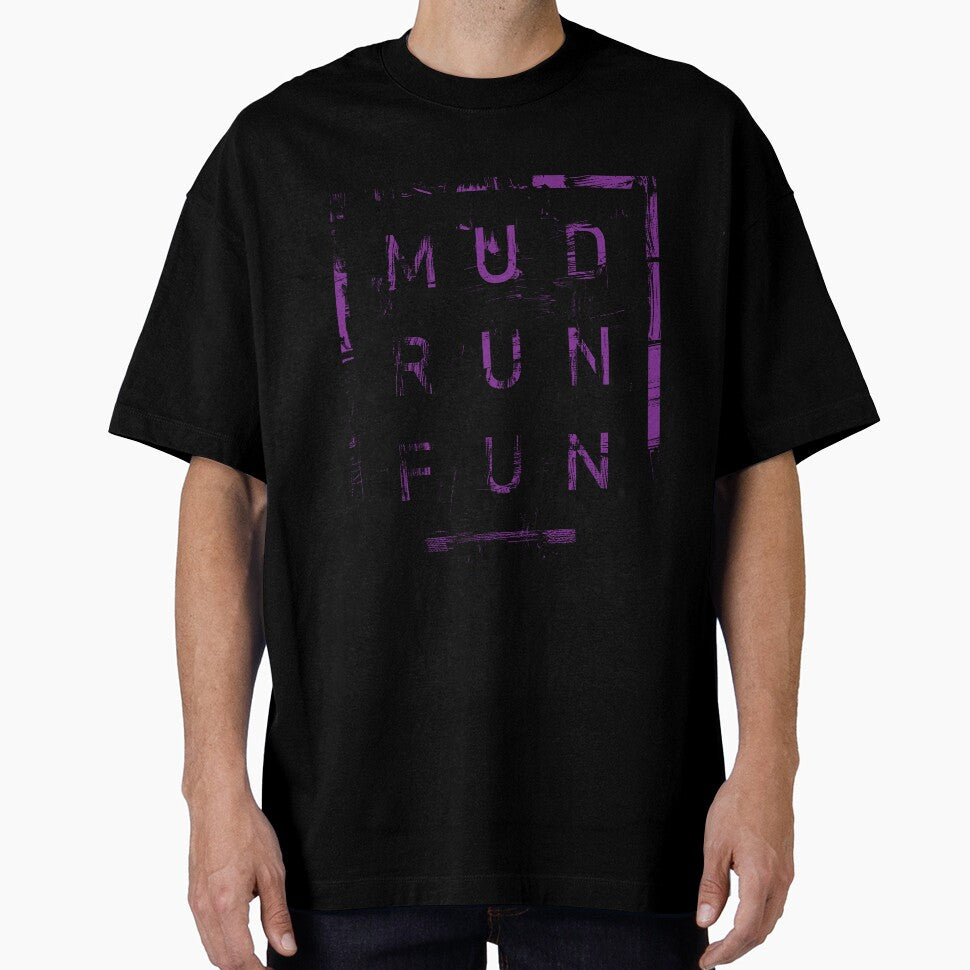 Mud Run Fun Tough Mudder PURPLE Trail Running and Marathon by BOBSMITHHHHH