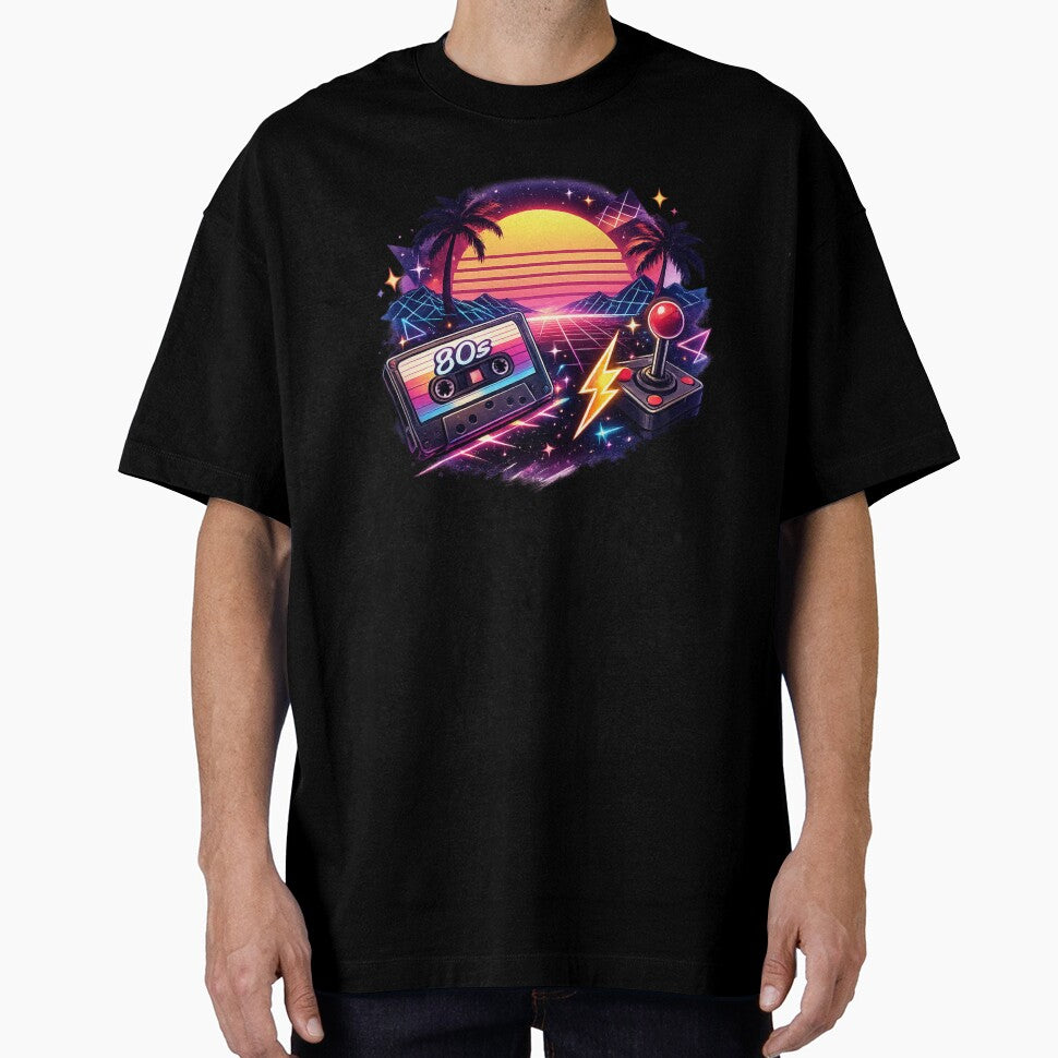 Neon Sunset 80s Retro Vibes by Tadeusz1
