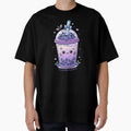 Cute Blueberry Boba Tea – Sweet Kawaii Bubble Tea Illustration by BobaBunny76