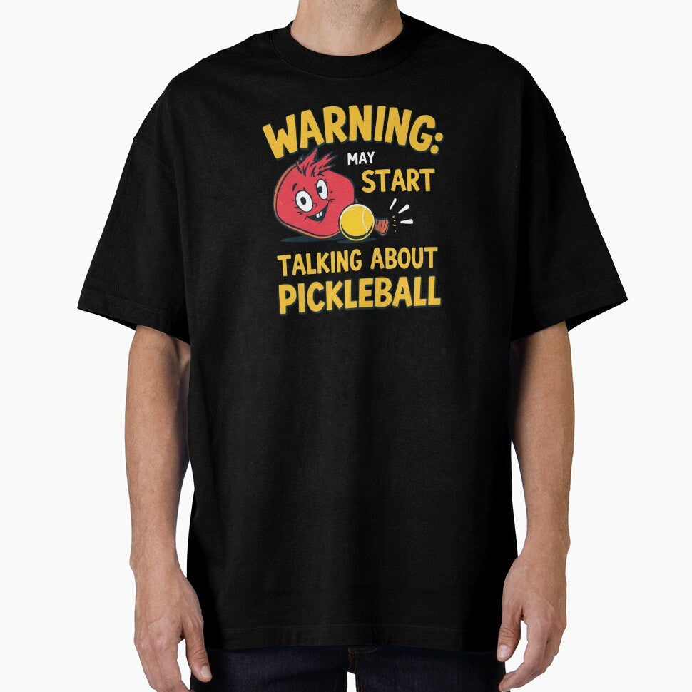 Pickleball Addict Warning - May Talk About Pickleball by Originality Designs1