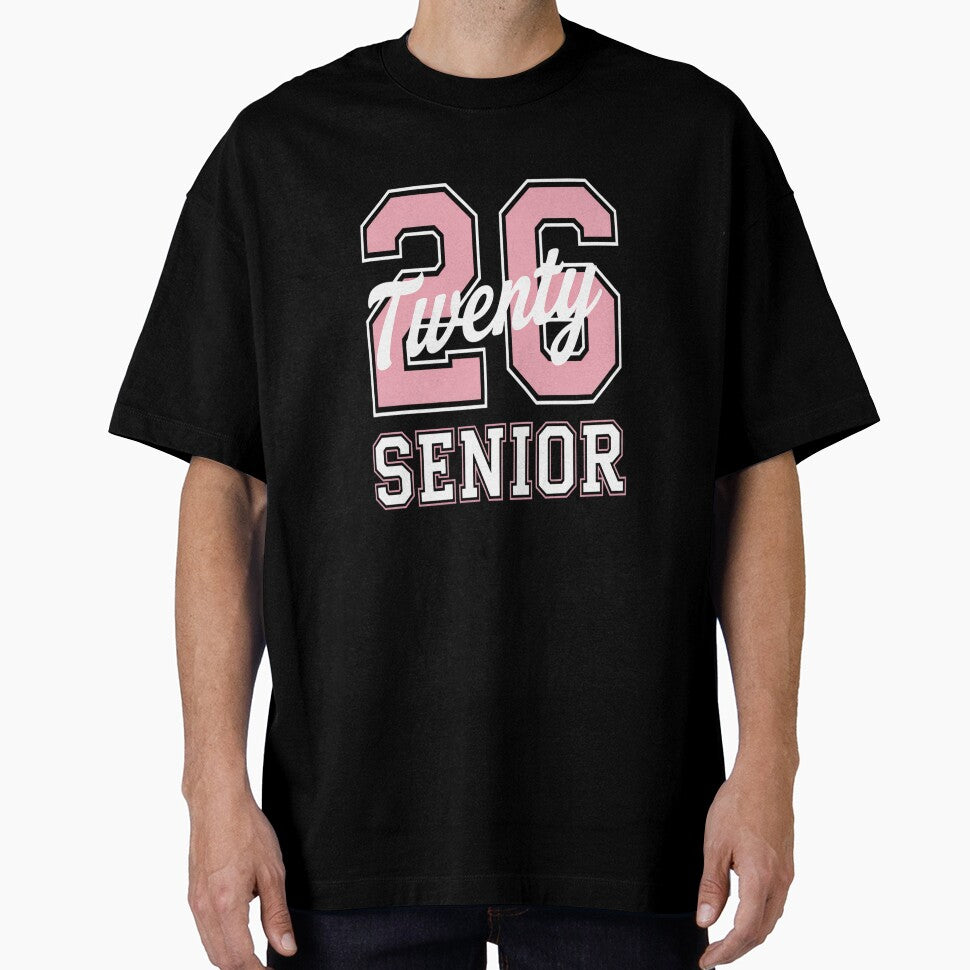 Senior Class of 2026 Graduation Arched Varsity Pink by BlassmausArt