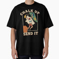 Chalk Up Send It Climbing Bouldering Fun by LuminOrb