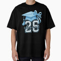 blue coquette senior 2026 girls graduation shirt by Lala35