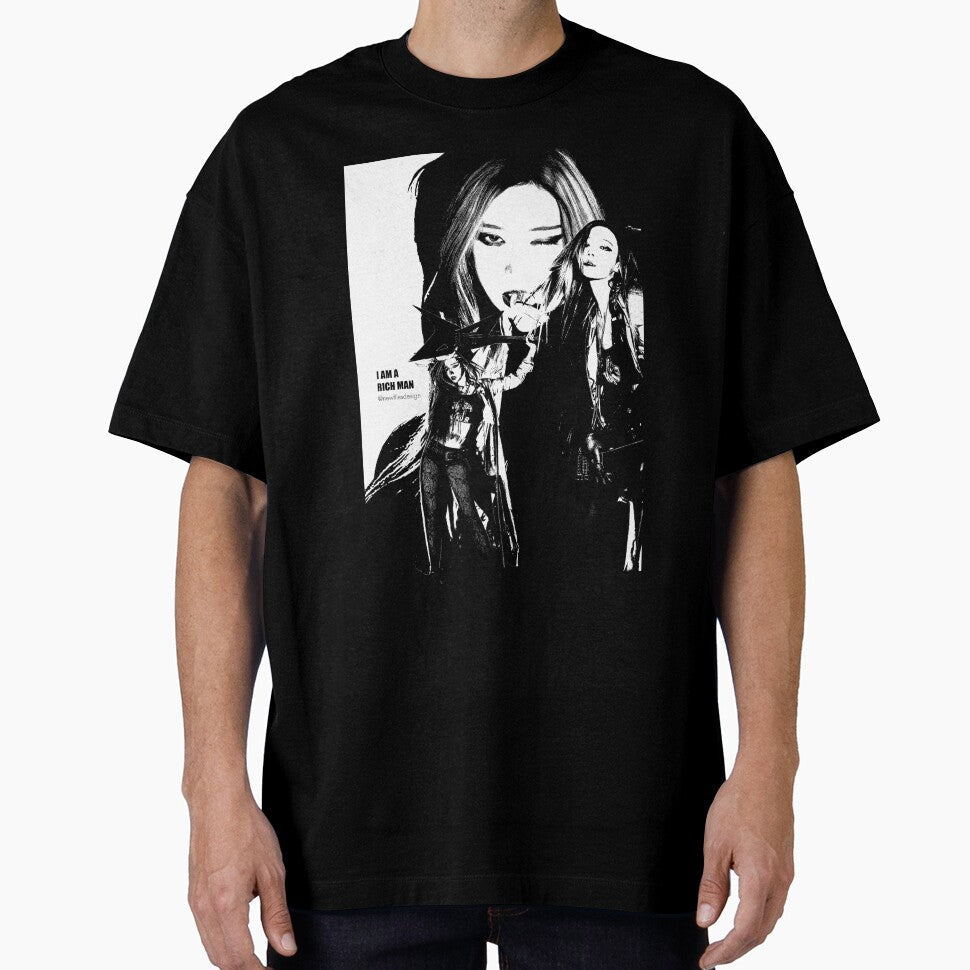 WINTER COLLAGE RICH MAN AESPA BLACK AND WHITE by newfilesdesign