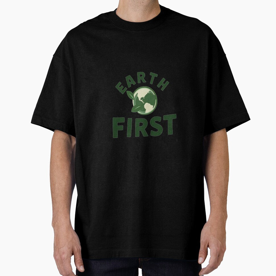 Earth First Eco Planet – Save The Earth Nature Lover Environmental Awareness by PIXENTRA