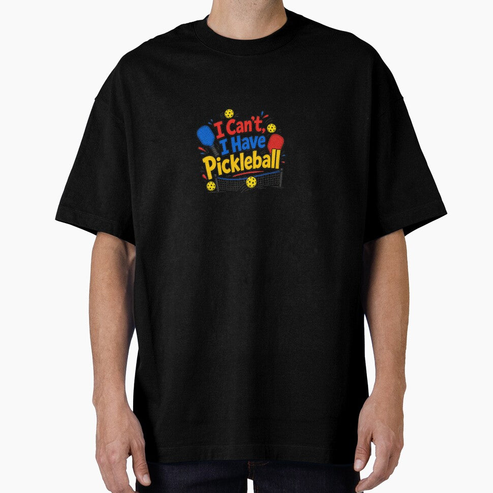 I Cant I Have Pickleball Funny Pickleball Addict Gift by BinAlgoPix