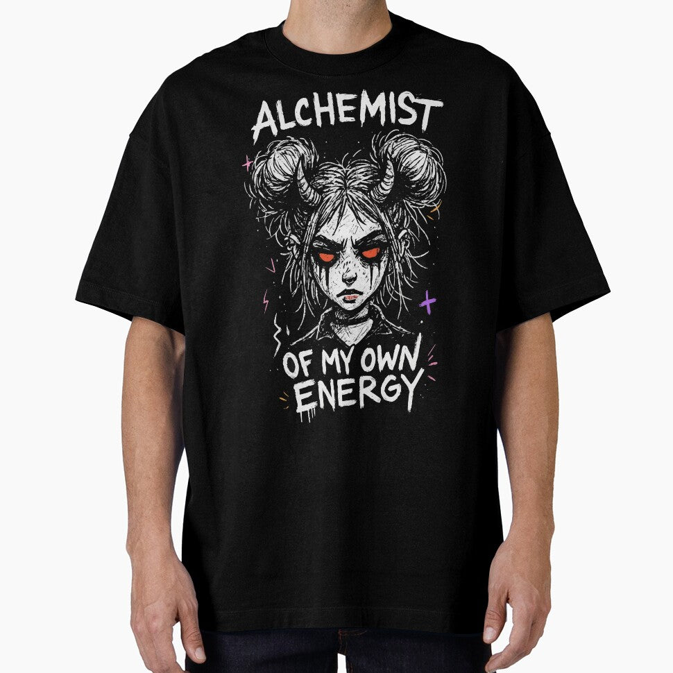 Alchemist of My Own Energy Dark Gothic Empowerment Art by Vivid Void Apparel