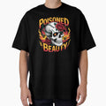 Poisoned Beauty – Dark Aesthetic Floral Skull T-Shirt by T3goods